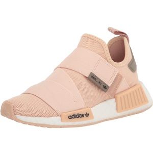 Pink Adidas NMD R1 with strap